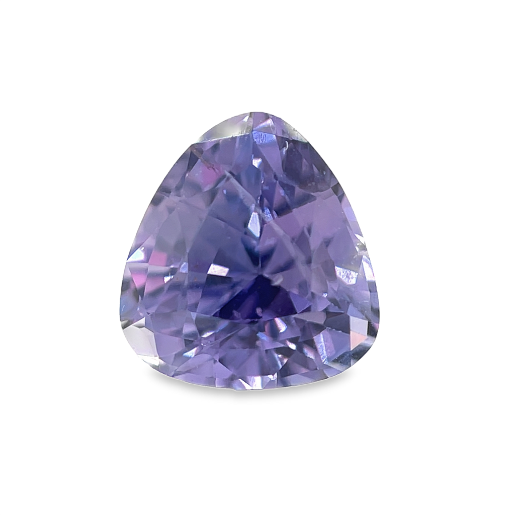 2.74ct Trillion-Cut Purple Sapphire
