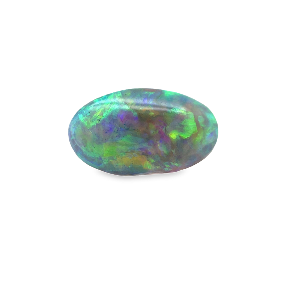 4.16ct Crystal Lightning Ridge Cabochon Opal