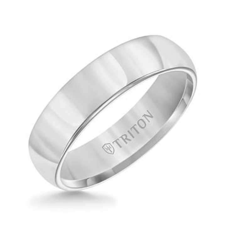 Triton Tungsten Carbide Domed Bright Polished Comfort Fit Band – 6mm