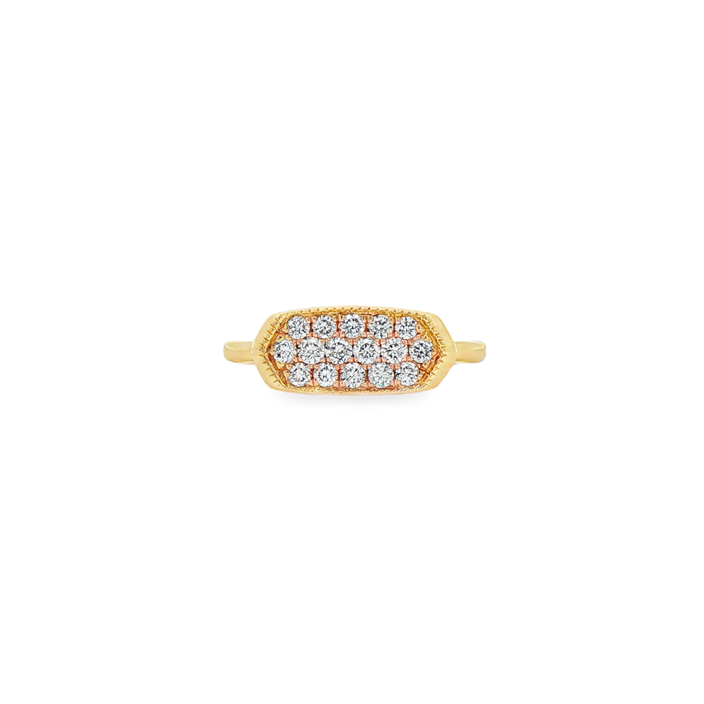 14K Yellow Gold Diamond Fashion Ring – 0.36ctw.
