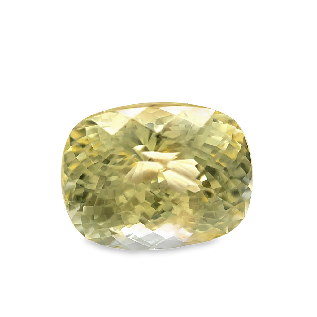 6.31ct Rectangular Cushion Yellow Sapphire