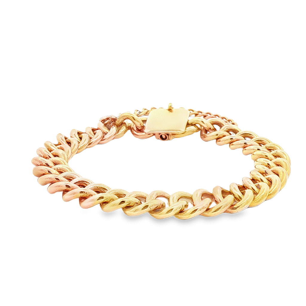 18K Yellow Gold Link Bracelet – 63g
