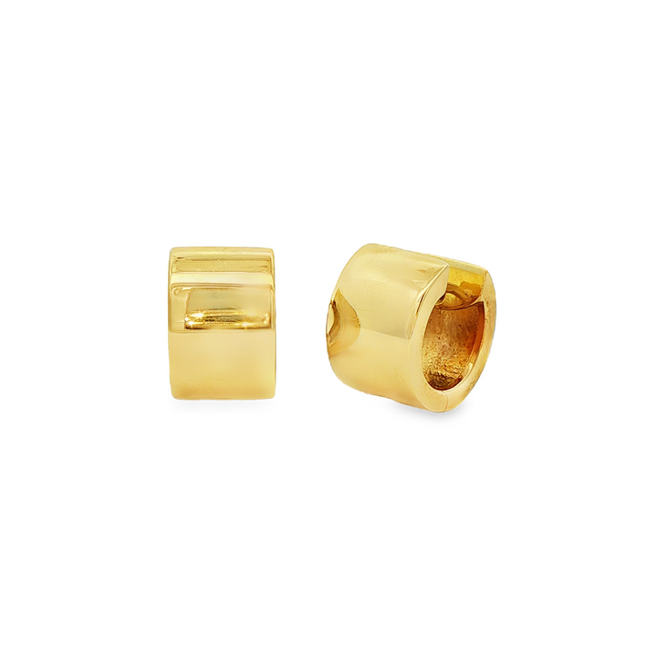14K Yellow Gold Huggie Earrings – 8.3g