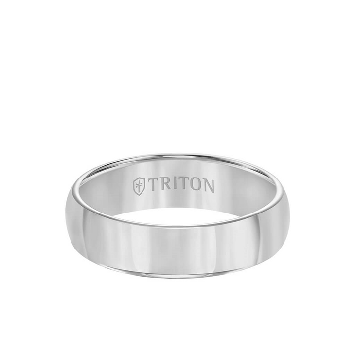 Triton Tungsten Carbide Domed Bright Polished Comfort Fit Band – 6mm