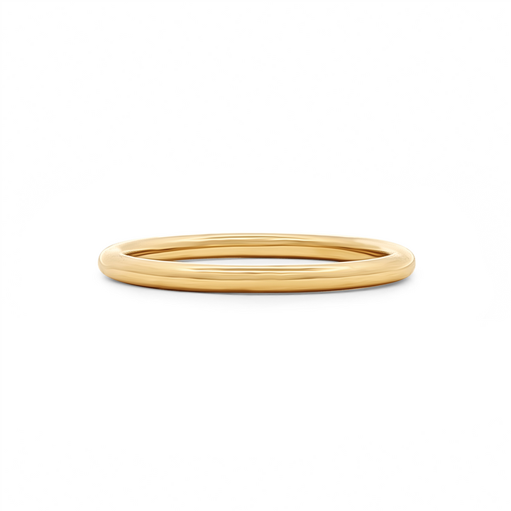 14K Yellow Gold Wedding Band – 2mm, 2.8g