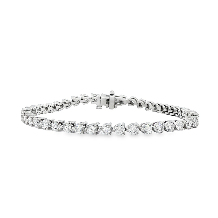 14K Yellow Gold 3.6mm Lab Grown Diamond Tennis Bracelet – 4.95ctw.