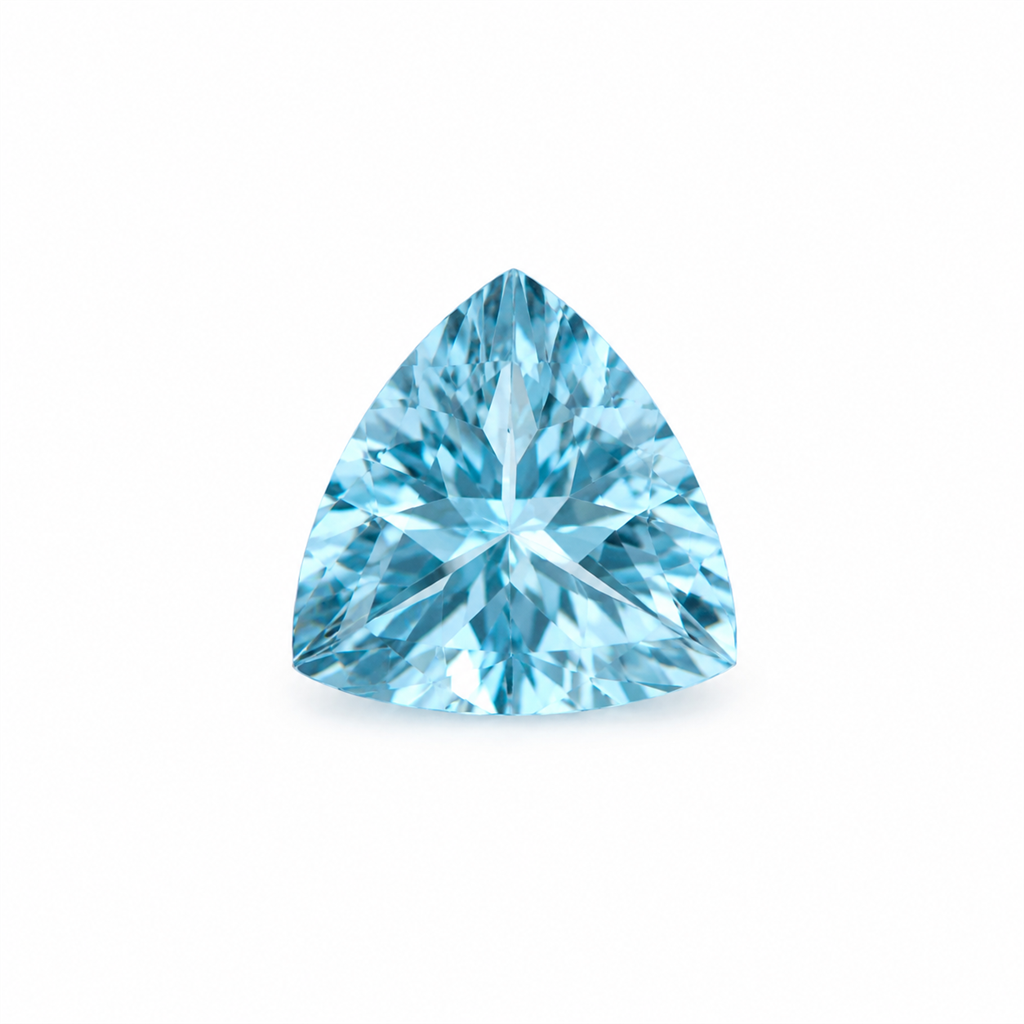 0.89ct Trillion Aquamarine