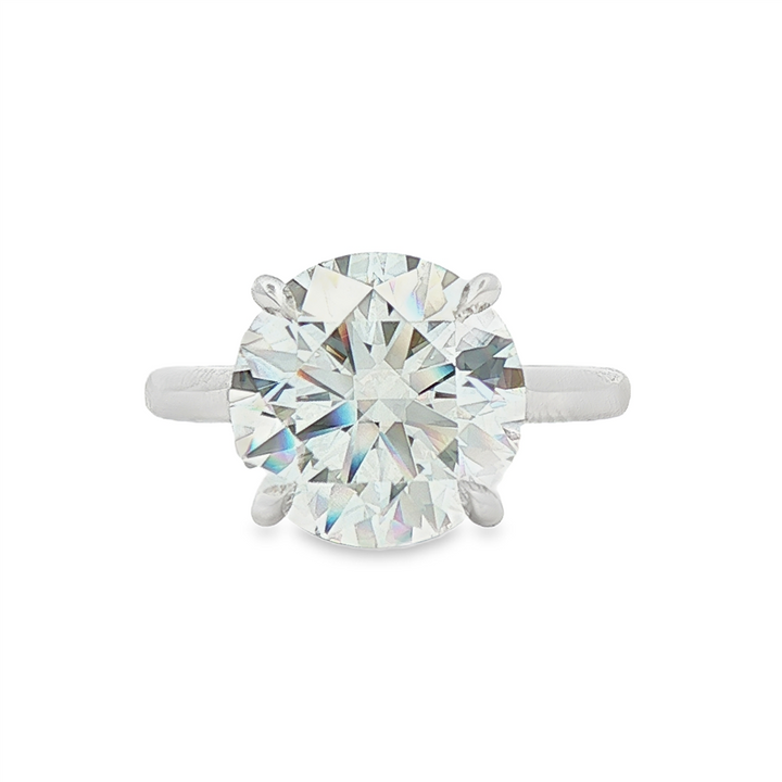 14K White Gold Lab-Grown Diamond Semi-Mount Engagement Ring – 0.20 CTW