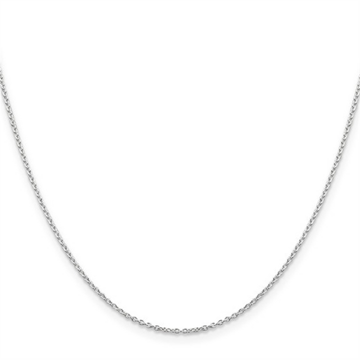 Sterling Silver Cable Chain – 1.25mm, 18" + 2" Extender
