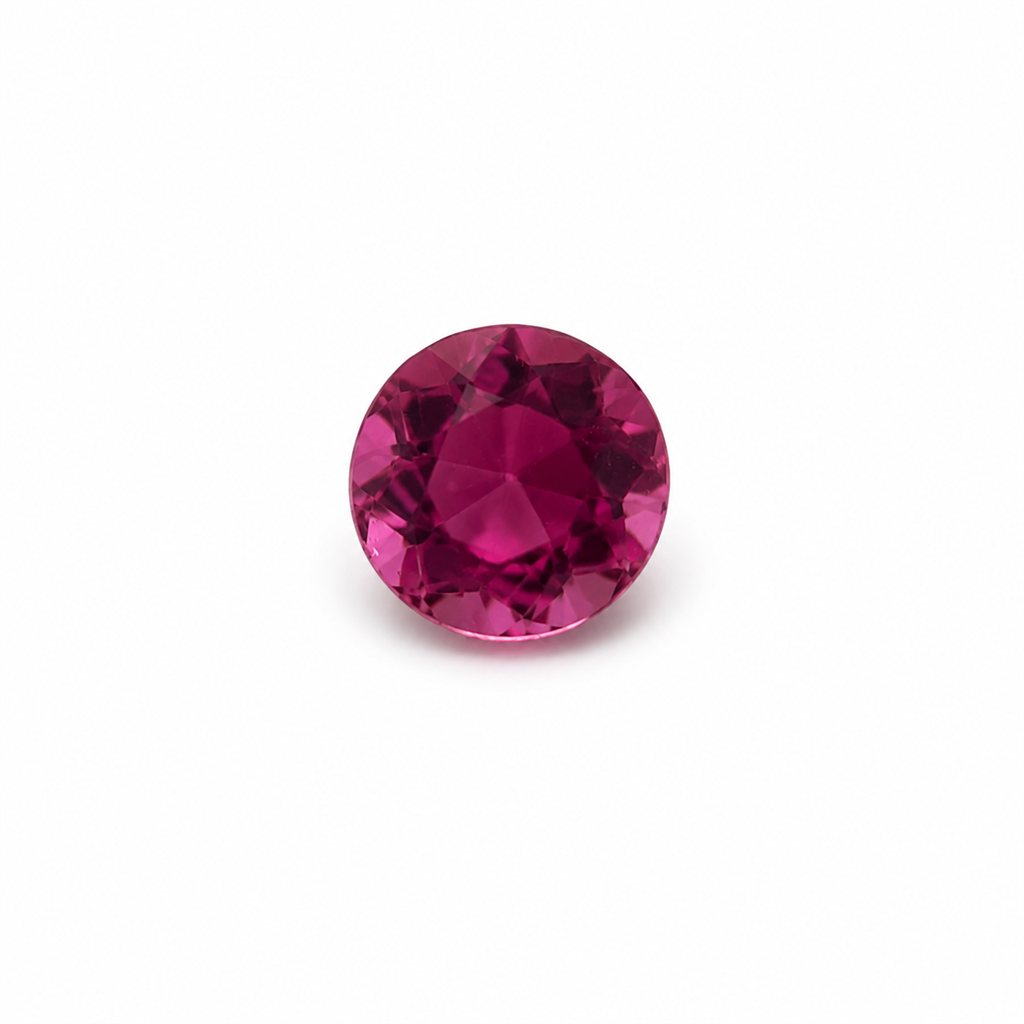 0.78ct Paraiba Pink Tourmaline Round Cut – 5.73mm
