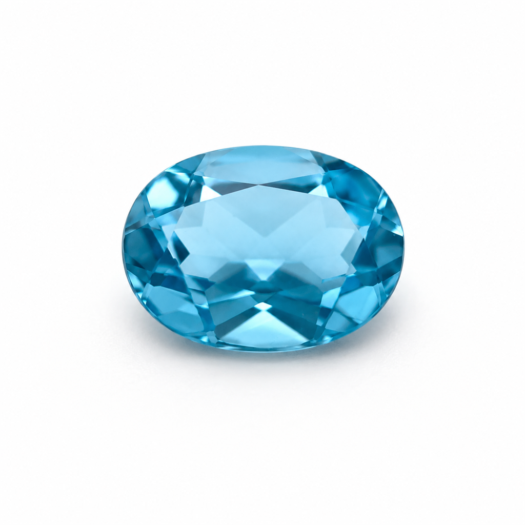 1.50ct Oval Swiss Blue Topaz – 8.1 x 6mm