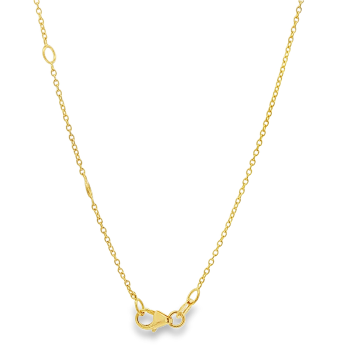 14K Yellow Gold Adjustable Rolo Chain – 1.2mm, 16–18", approx. 1.7g