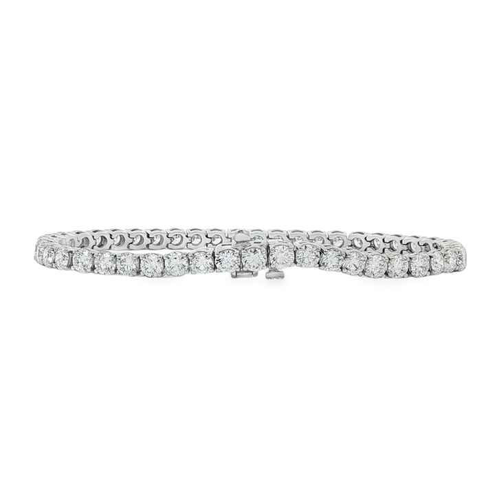 14K White Gold Lab-Grown Diamond Tennis Bracelet – 8.15ctw