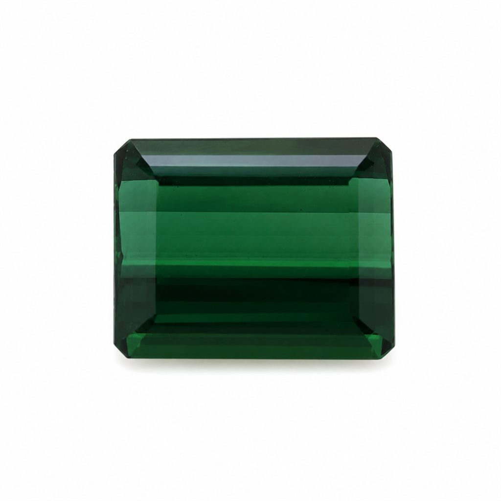 10.22ct Green Tourmaline Emerald Cut – 14.52 x 11.82mm