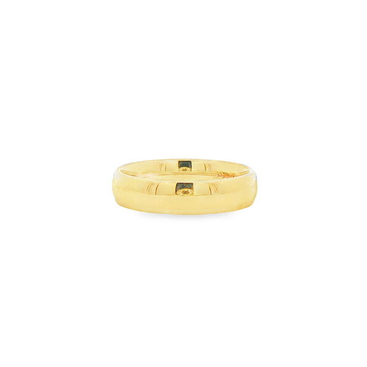 14K Yellow Gold Estate Band – 5mm, 5.9g, Size 7.5
