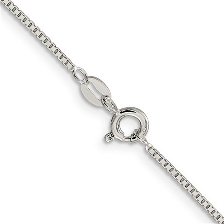 Sterling Silver Box Chain – 1.1mm, 18"