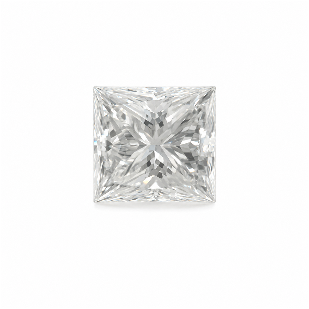 1.02 Carat Princess Cut Natural Diamond – GIA Certified