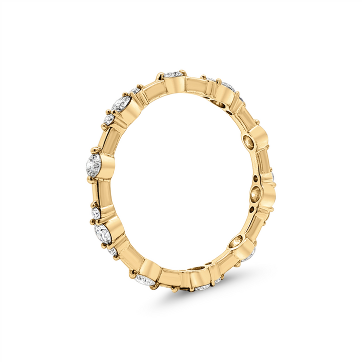 14K Yellow Gold Lab Diamond Whisper Band – 0.57ctw.