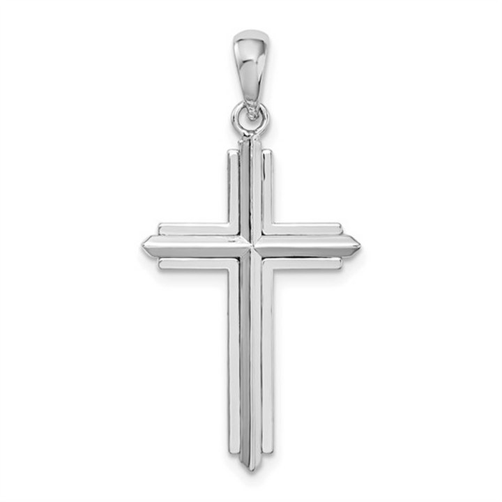 Sterling Silver Cross Pendant – 26.7 × 16.75mm