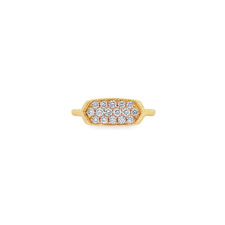 14K Yellow Gold Diamond Fashion Ring – 0.36ctw.