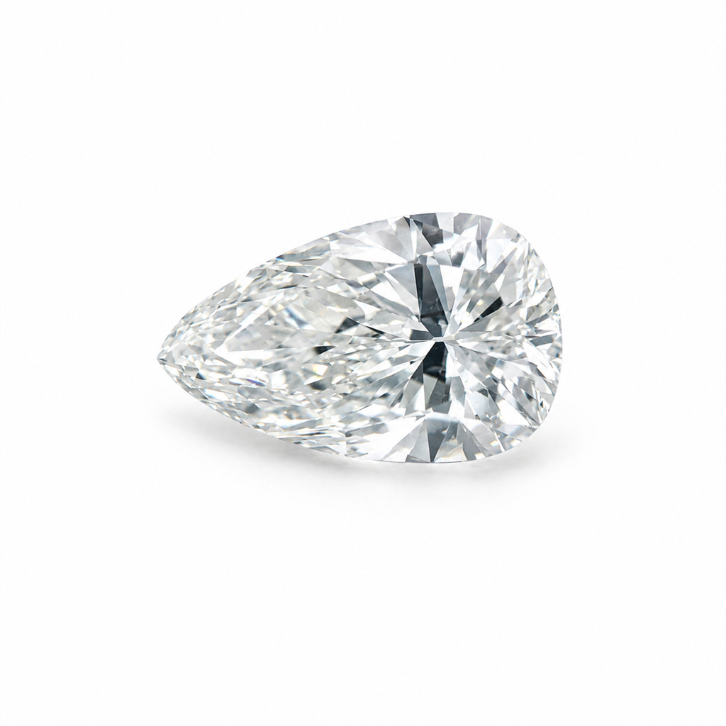 3.02 Carat Pear Shape Natural Diamond – GIA Certified