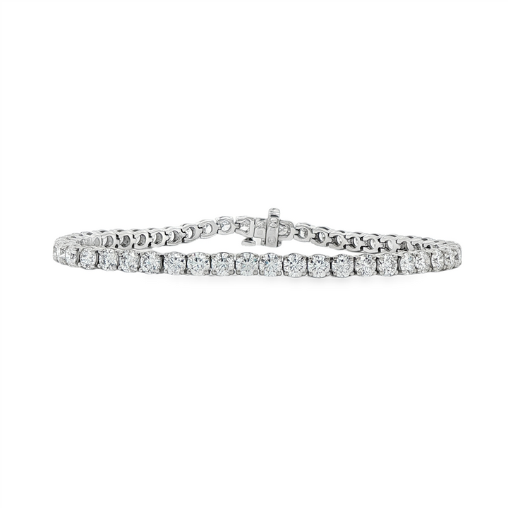 14K White Gold Lab-Grown Diamond Tennis Bracelet – 8.15ctw