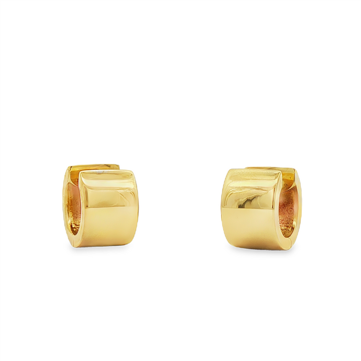 14K Yellow Gold Huggie Earrings – 8.3g