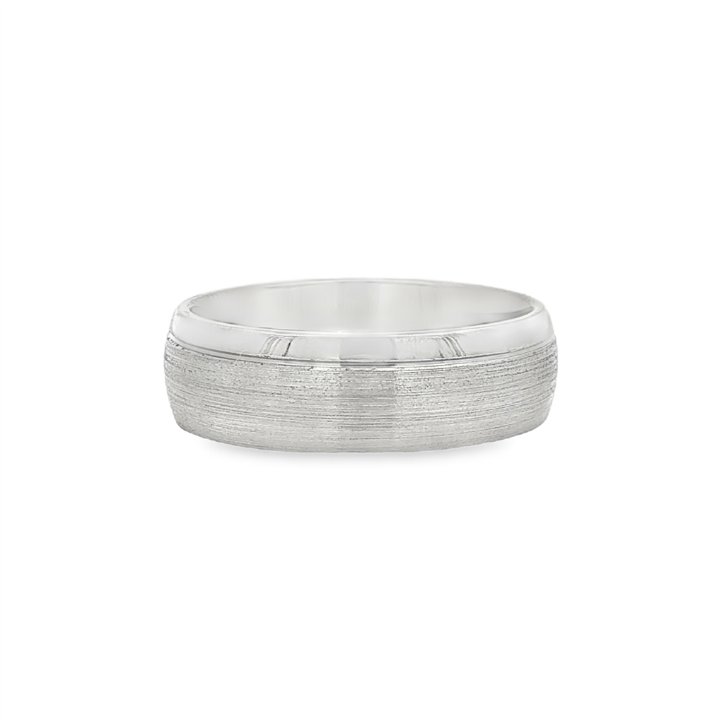 14K Grey Gold Men’s Band – 6mm