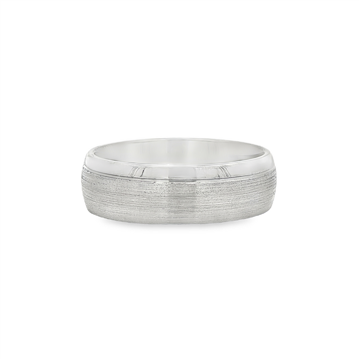 14K Grey Gold Men’s Band – 6mm