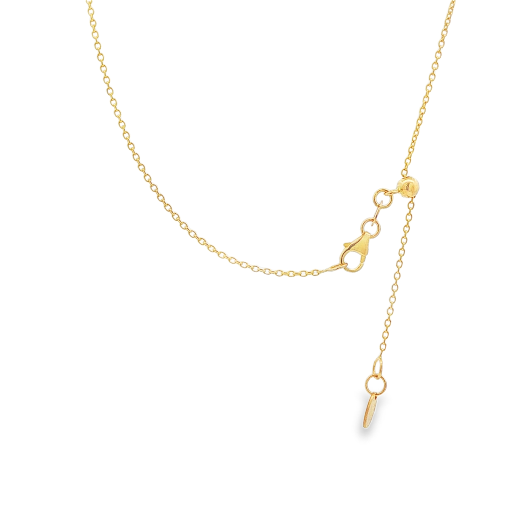 14K Yellow Gold Rolo Chain – 1.3mm | 2.2g