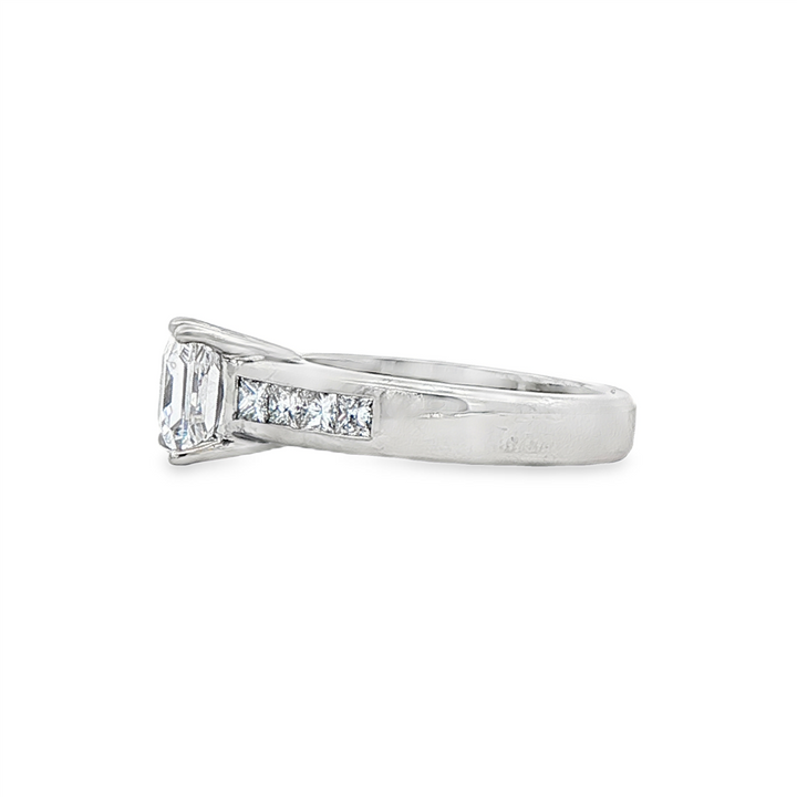 Platinum Semi-Mount Diamond Engagement Ring – 0.51ctw.