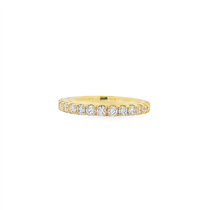 14K Yellow Gold Lab Diamond Band – 0.56ctw, Size 6.5, 3g