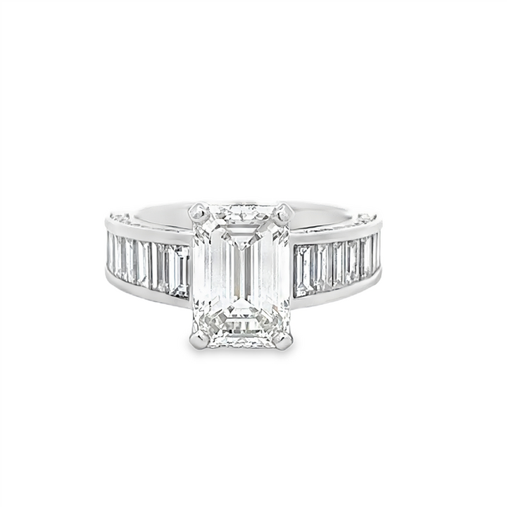 Platinum Diamond Semi-Mount Engagement Ring – 1.77ctw.