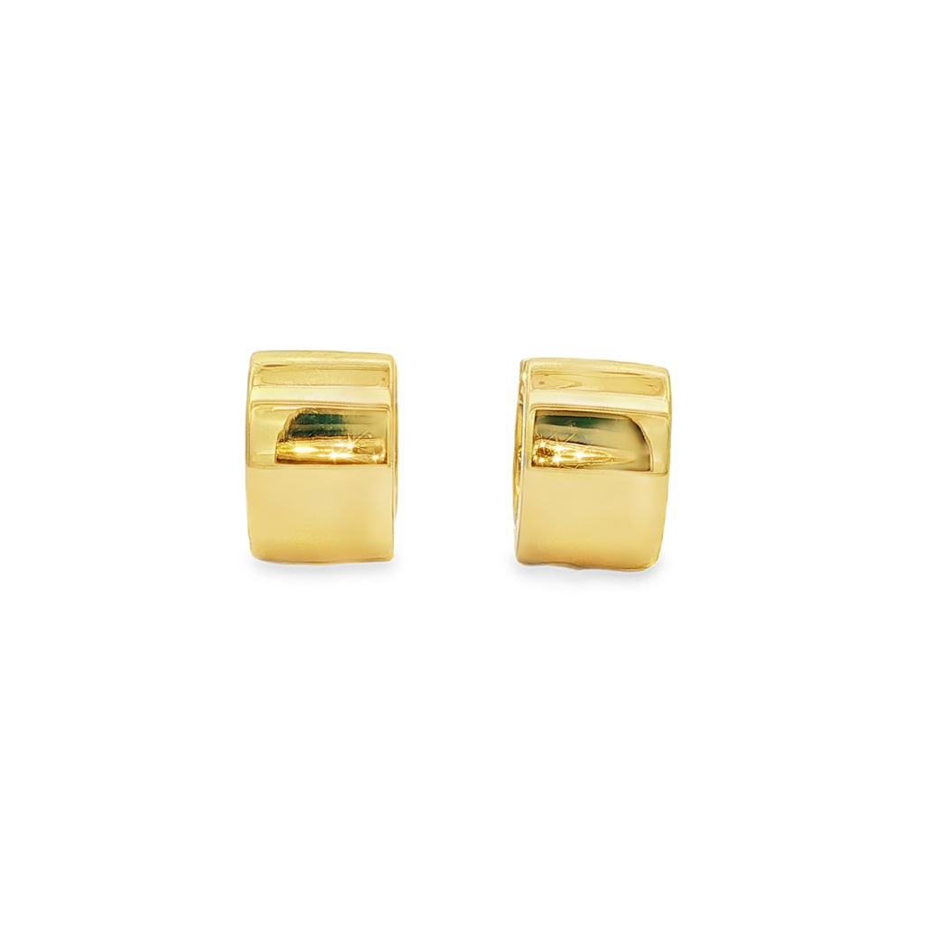 14K Yellow Gold Huggie Earrings – 8.3g