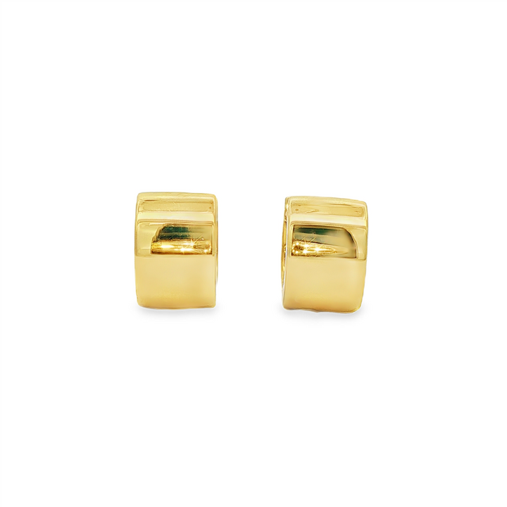 14K Yellow Gold Huggie Earrings – 8.3g