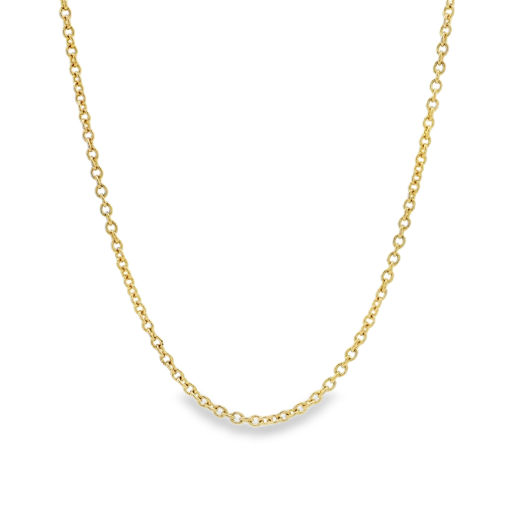 14K Yellow Gold Rolo Chain – 1.85mm | 13" | 2.2g
