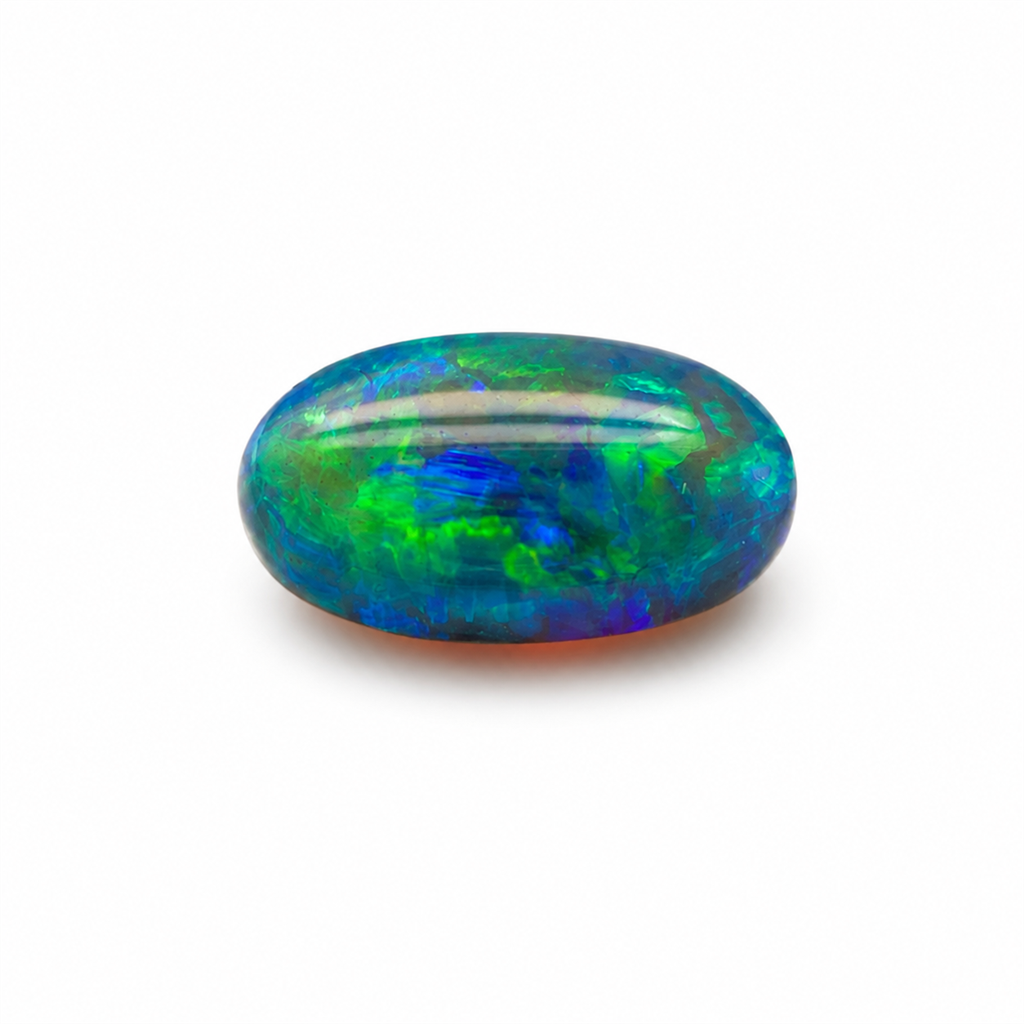 4.16ct Crystal Lightning Ridge Cabochon Opal