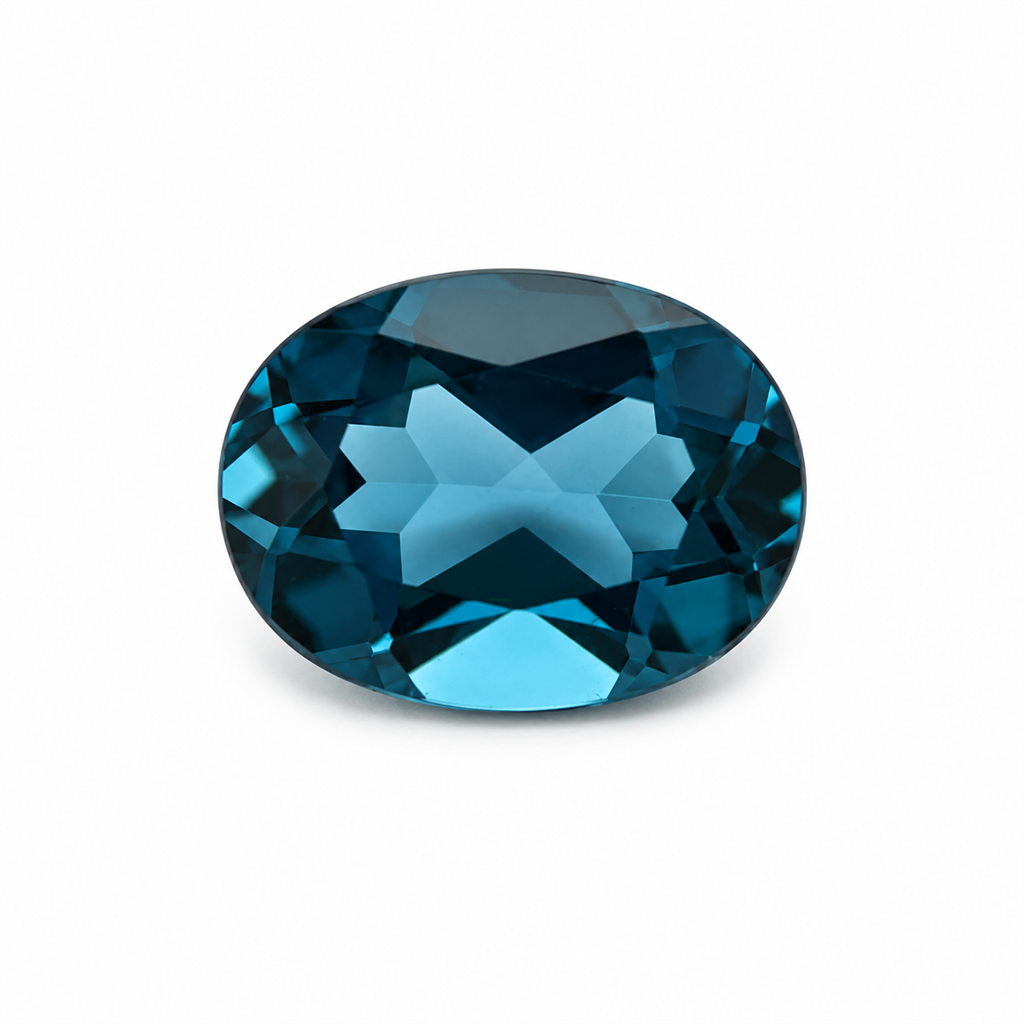 1.46ct Oval London Blue Topaz – 8 x 6mm