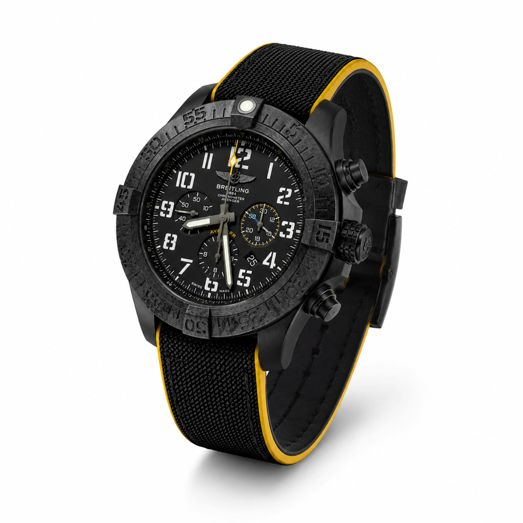 50mm Carbon Breitling Avenger Hurricane Chronograph Automatic Watch – Ref. XB0170E4/BF29-257S