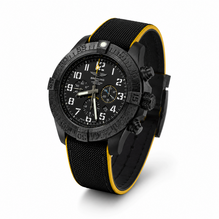 50mm Carbon Breitling Avenger Hurricane Chronograph Automatic Watch – Ref. XB0170E4/BF29-257S