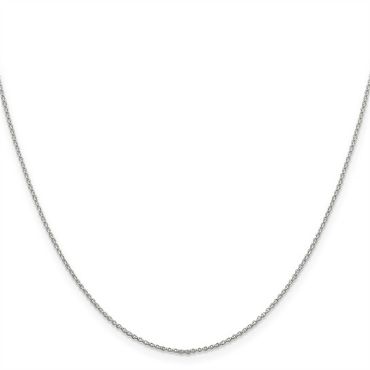Sterling Silver Rolo Chain – 1.1mm, 16"