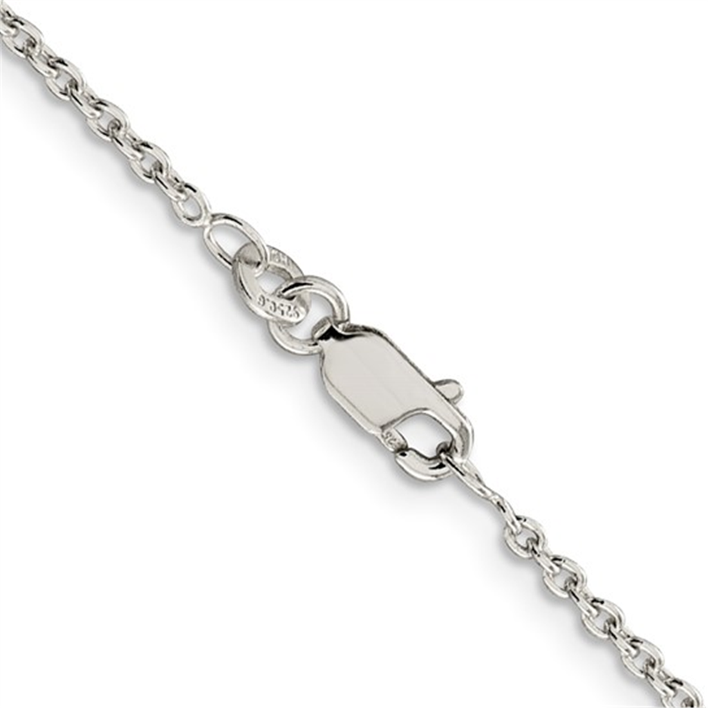 Sterling Silver Cable Chain – 1.95mm, 18"