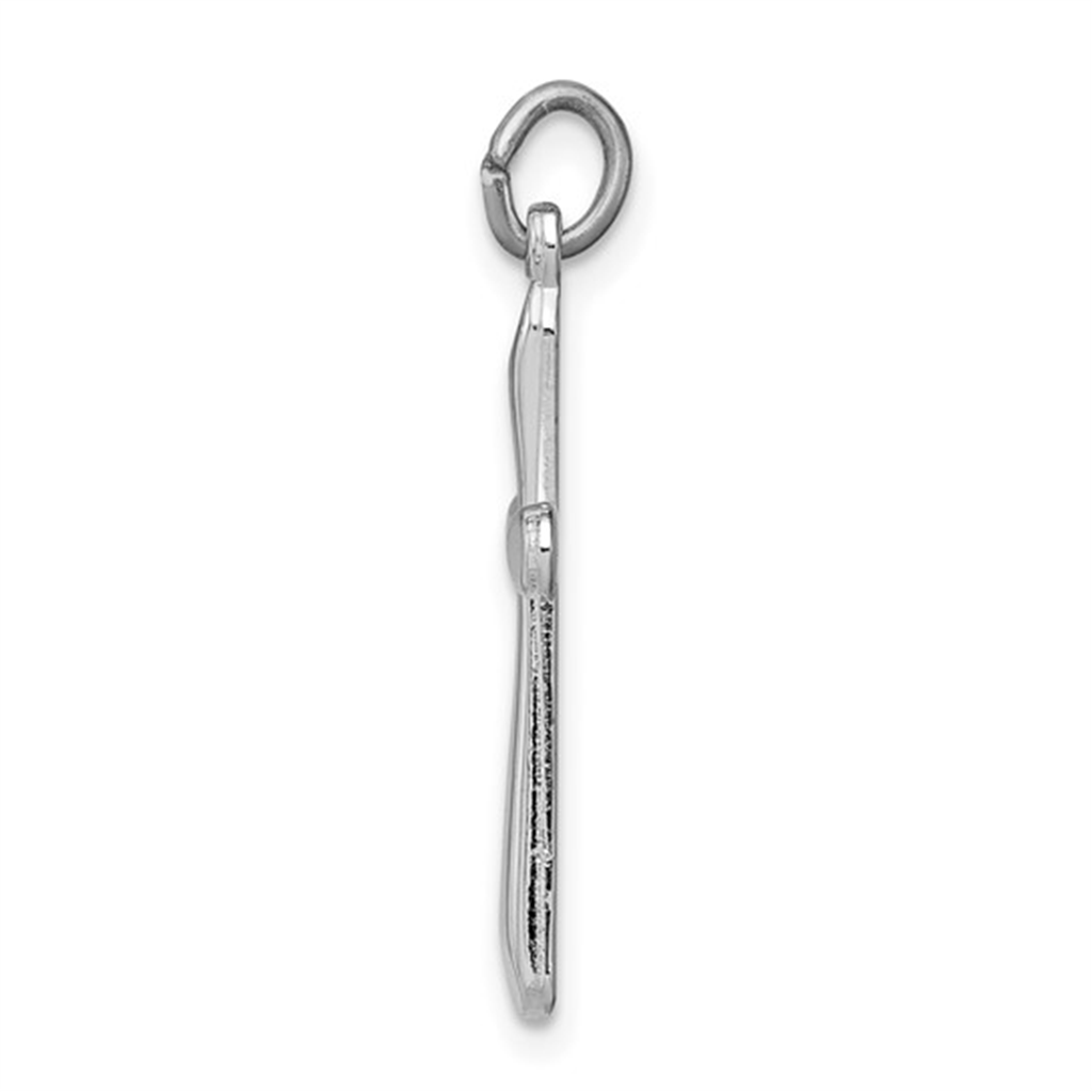 Sterling Silver Cross Charm – 23 × 13mm