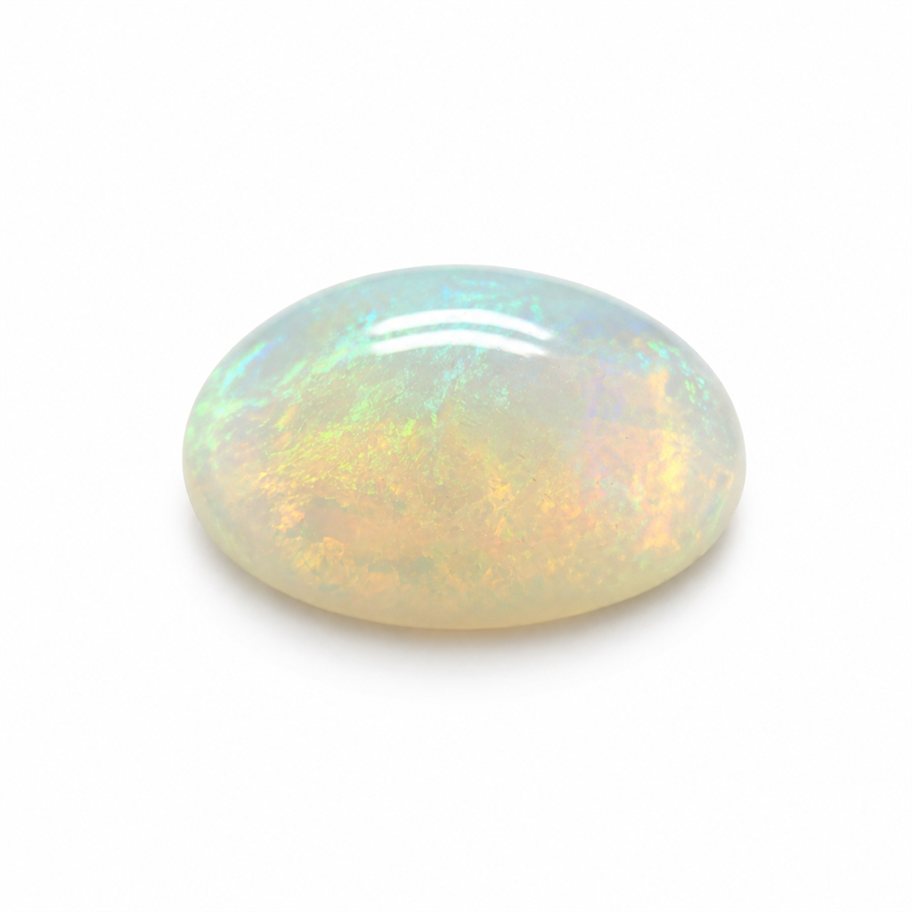 8.24ct Jelly Opal Extreme Fire Oval Cabochon – 18.36 x 13.26mm