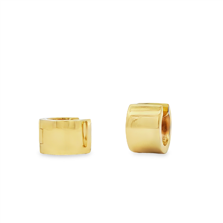14K Yellow Gold Huggie Earrings – 8.3g