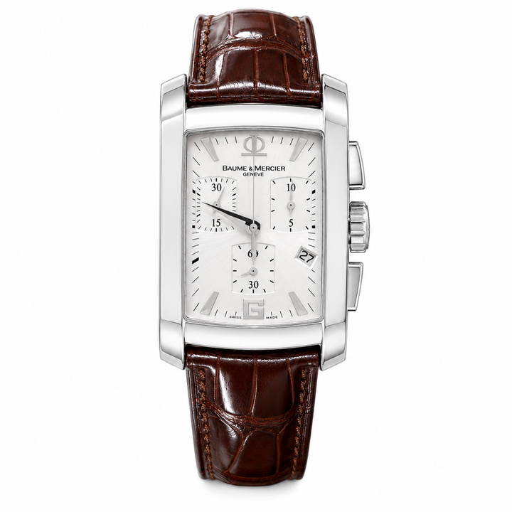 30mm Stainless Steel Baume & Mercier Hampton Chronograph Quartz Watch