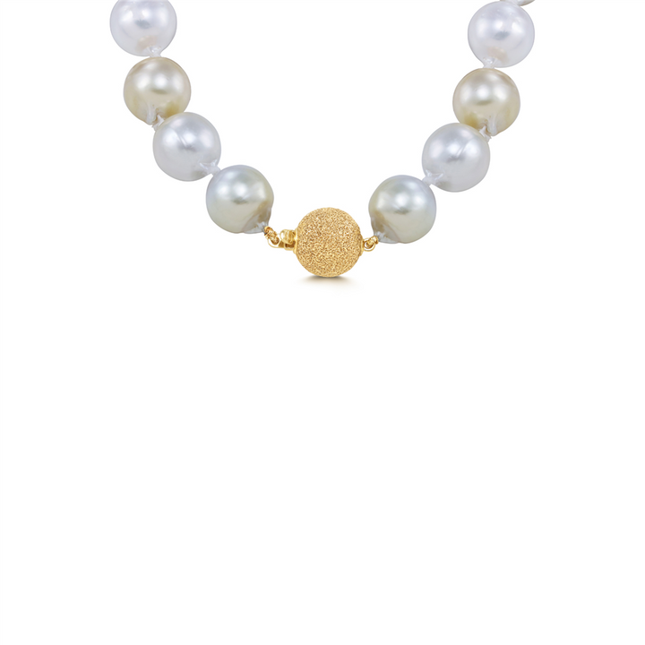 14K Yellow Gold South Sea Pearl Necklace – 18”