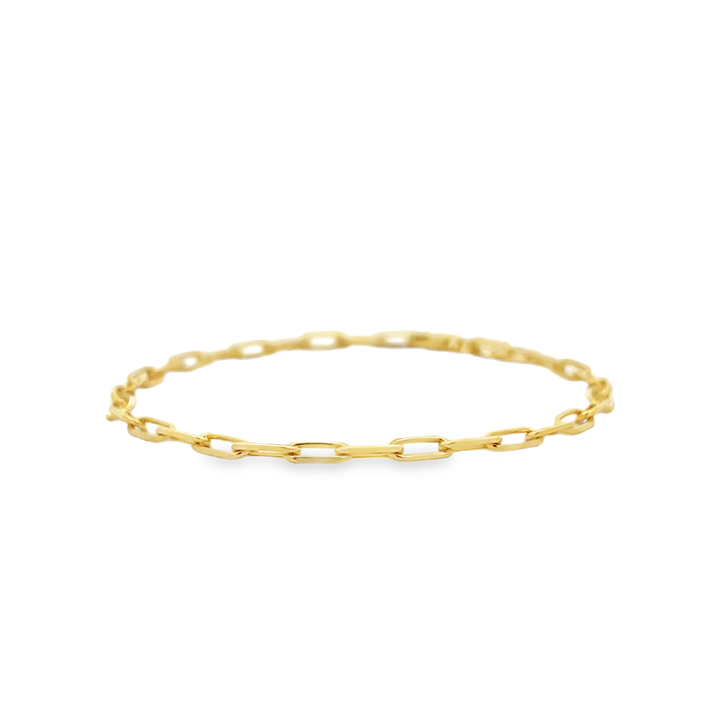 14K Yellow Gold Handmade Chain – 1mm | 10" | 4g