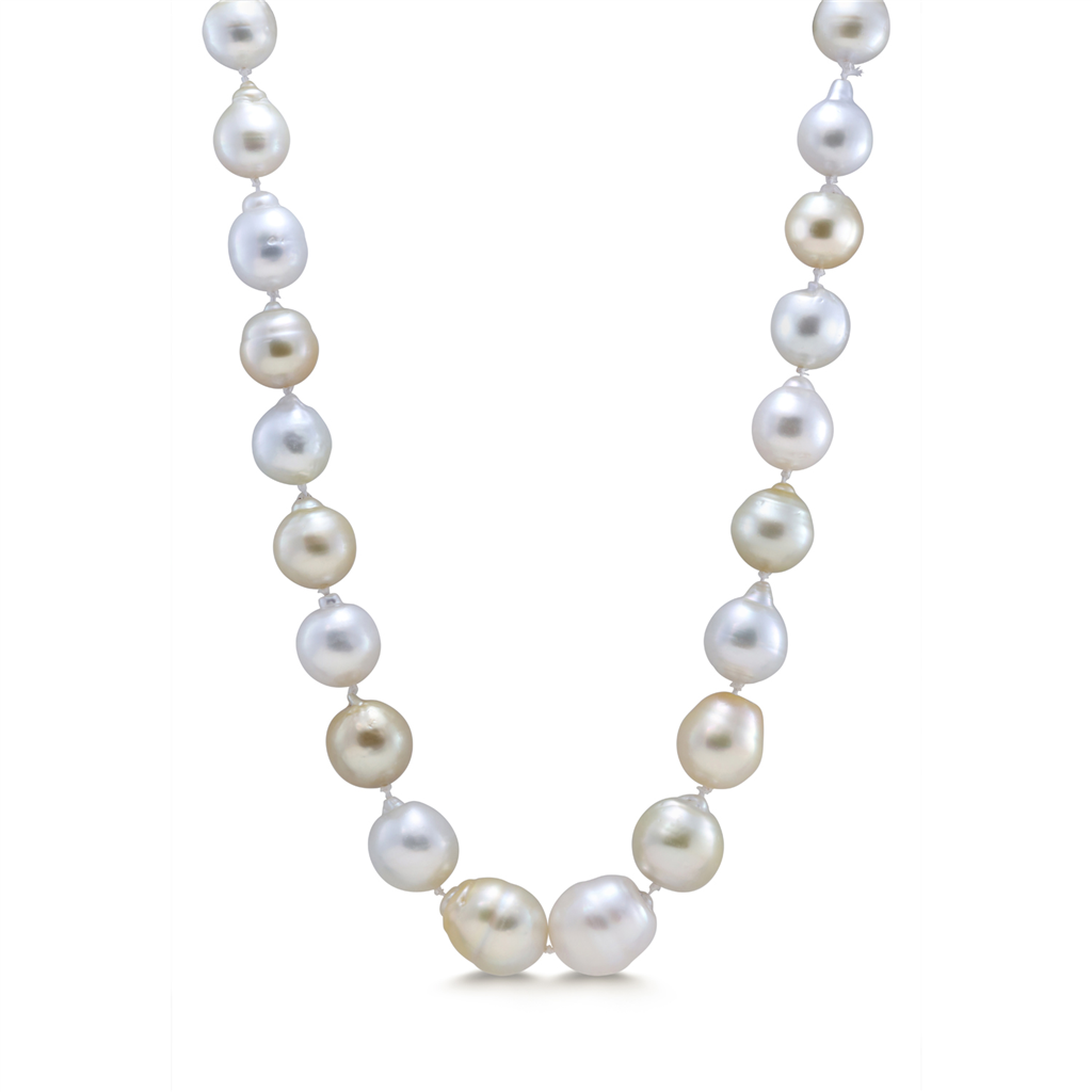 14K Yellow Gold South Sea Pearl Necklace – 18”