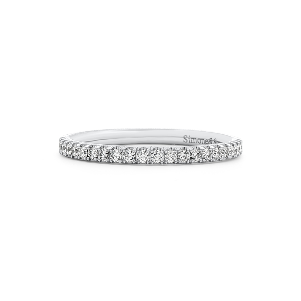 14K Yellow Gold Natural Diamond Band – 1.9mm, Size 6, approx. 0.42 CTW, 1.4g